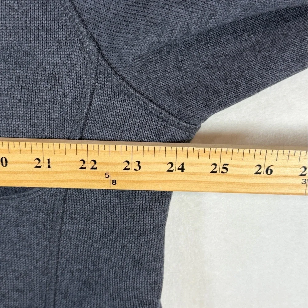 L.L. Bean Men's XL Reg Slightly Fitted Charcoal Fleece Performance Jacket Logo